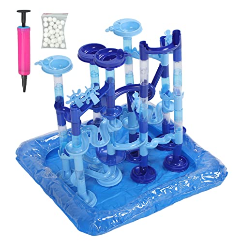 equlup Marmor Run Sets Trichter DIY -Wasserspiel Marmor Run Maze -Ball Track Bausteine ​​für interaktives Wasserspiel Geburtstagsgeschenk von equlup