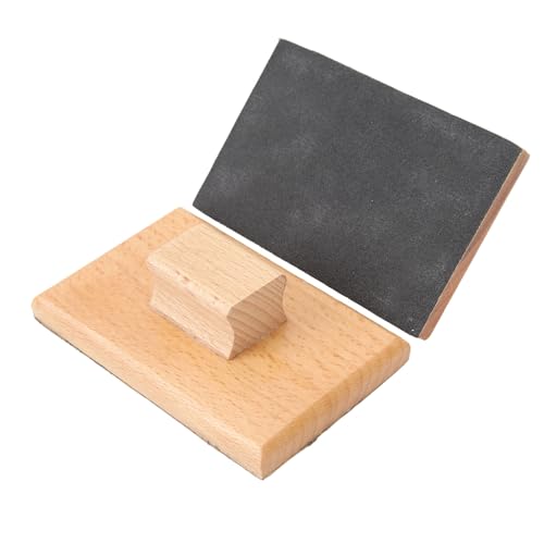 equlup Musikalischer Sandblock, 1 Paar leicht zu greifende Sandblöcke, 10 x 6 cm, Holzinstrument, Musikspielzeug zum Spielen von equlup