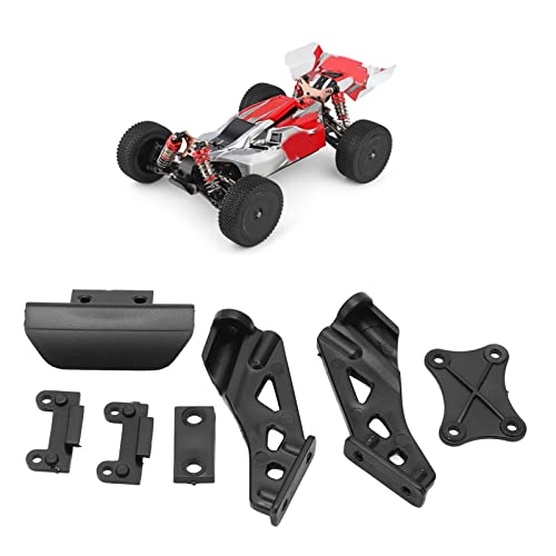 equlup RC -Auto Stoßfänger, RC Anti -Kollision Stoßfänger Heckflügel Fester Set RC Heckflügel Fester Set RC -Autoschutzplatte für 144001 124017 144010 Fernbedienungsauto von equlup