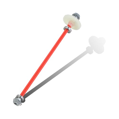 equlup RC-Hauptantriebswelle, P6954 Hauptachs-Antriebswellen-Zahnradsatz mit 3-teiligen Lagern, Axialgelenk-Antriebswelle, Ersatzteil für 1/16 RC-LKW von equlup