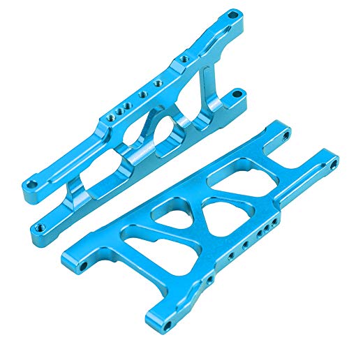 equlup RC-Hinterradaufhängungsarm, RC-Vorderradaufhängungsarm aus Aluminiumlegierung, eloxierter RC-Aufhängungsarm, CNC-Aufhängungsarm für RC-Car (SLA007B blau) von equlup