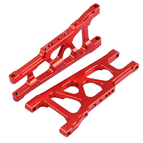 equlup RC-Hinterradaufhängungsarm, RC-Vorderradaufhängungsarm aus Aluminiumlegierung, eloxierter RC-Aufhängungsarm, CNC-Aufhängungsarm für RC-Car (SLA007R rot) von equlup