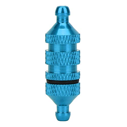 equlup RC-Öl-Kraftstofffilter, Kraftstofffilter-Motormodellteil 36 mm/1,42 Zoll RC-Außenaußen-Ersatzteil für RC 1:8/1:10-Modellauto (Blau) von equlup