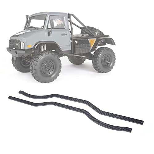 equlup RC-Rahmenschienen, 2 Stück 41,5 cm/16,3 Zoll Universal-Carbonfaser-Chassis-Rahmenträgerschienen für Axial SCX10 1/10 RC Crawler Car von equlup