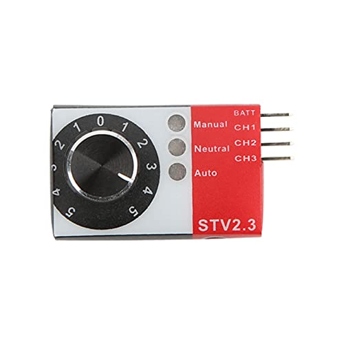 equlup RC Servo Tester, Mini RC Hubschrauber Servo Tester Hohe Genauigkeit 4,8 V-6,0 V STV2,3 Einstellung Lenkgetriebe Tester für Fernbedienung Modell von equlup