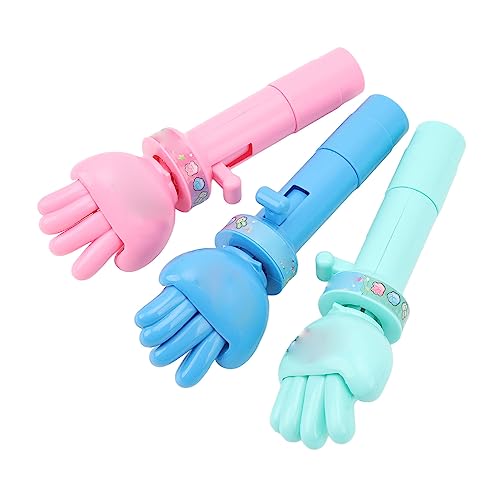 equlup Rock Paper Scissors Spielzeug, 3pcs farbenfrohe Finger Rateing Game Handheld Änderung Erraten Unterhaltung Interaktiver Spielzeug Doppelspieler PK Stick für Familienfreunde Party equlup Rock Paper Scissors Spielzeug, 3pcs farbenfrohe Finger Rateing Game Handheld Änderung Erraten Unterhaltung Interaktiver Spielzeug Doppelspieler PK Stick für Familienfreunde Party von equlup