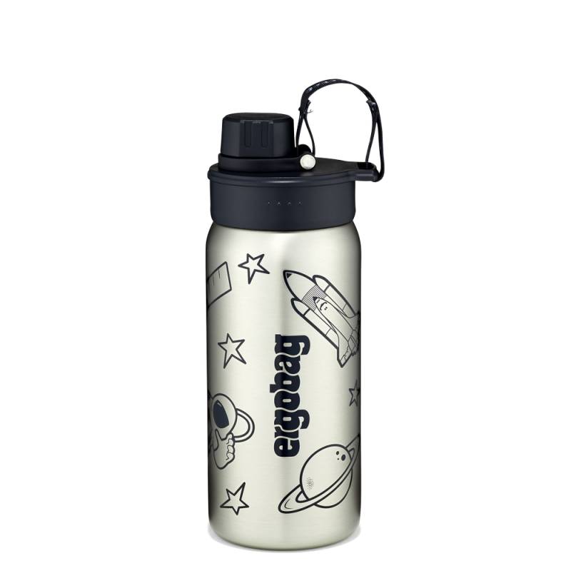 ergobag Trinkflasche Edelstahl Schwarz von ergobag