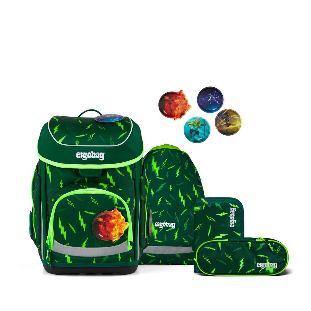 ergobag cubo Schulranzen Set Bärtastisch 5tlg. Colour Flash Edition ergobag cubo Schulranzen Set Bärtastisch 5tlg. Colour Flash Edition von ergobag