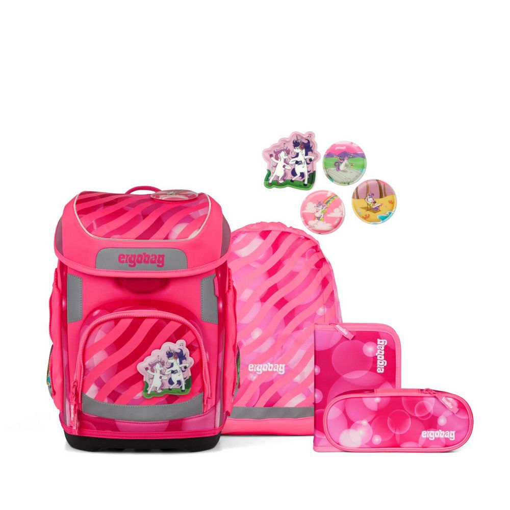 ergobag cubo Schulranzen Set KuntBärbuntes Einhorn 5tlg. Neo Edition ergobag cubo Schulranzen Set KuntBärbuntes Einhorn 5tlg. Neo Edition von ergobag