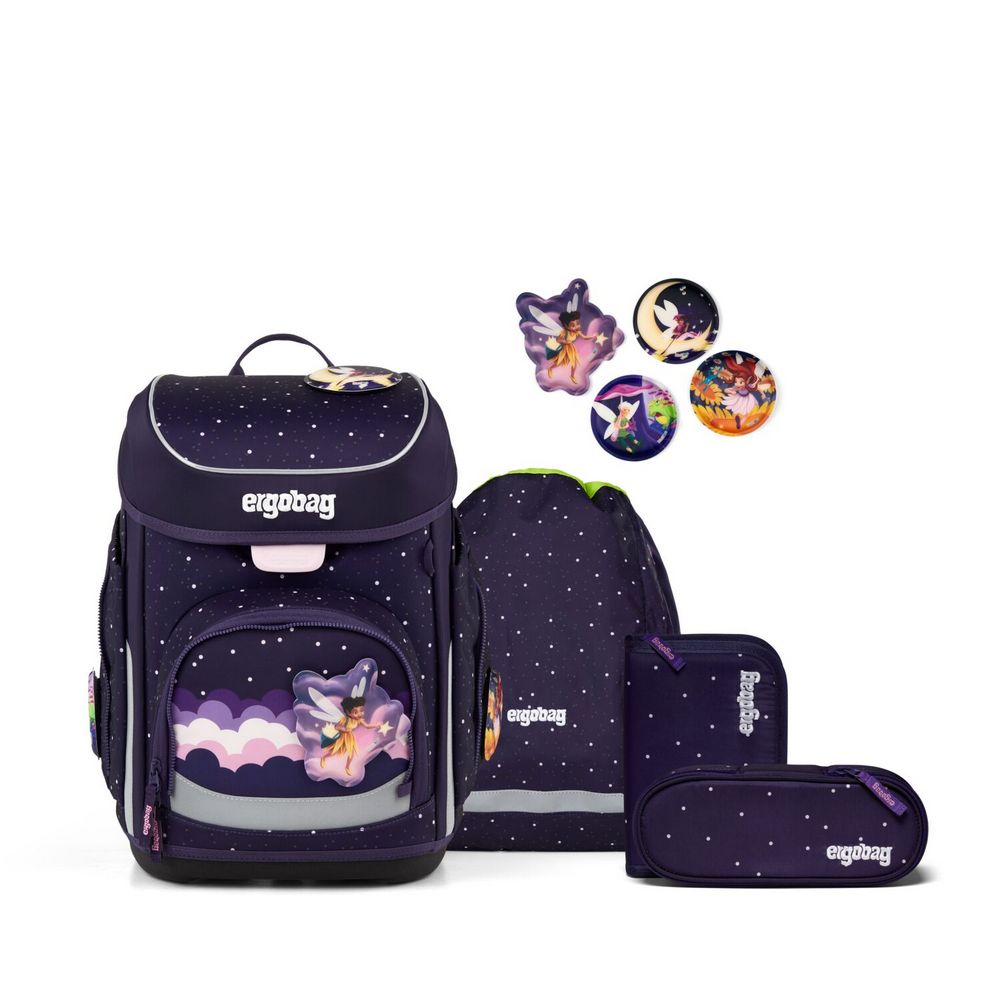 ergobag cubo Schulranzen Set SternguckBär 5tlg. - Reflex Edition ergobag cubo Schulranzen Set SternguckBär 5tlg. - Reflex Edition von ergobag