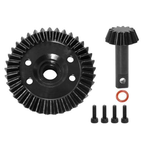 37T 13T Stahl Differential Getriebe Set Ring Getriebe Ritzel 5379X 5679R for Traxxas for Summit for E-Revo 1/10 RC Auto Upgrade Teile(1 Set) von eudaikonrich