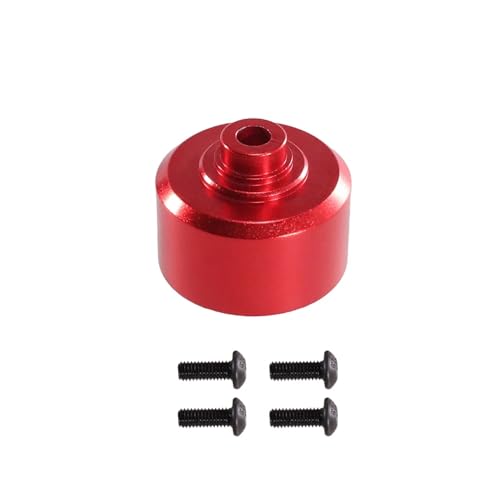 eudaikonrich Metall Differential Getriebe Gehäuse Geeignet for MJX for Hyper GO 1/10 10208 Fernbedienung Auto Getriebe Upgrade Teile Und Zubehör(Rood) von eudaikonrich