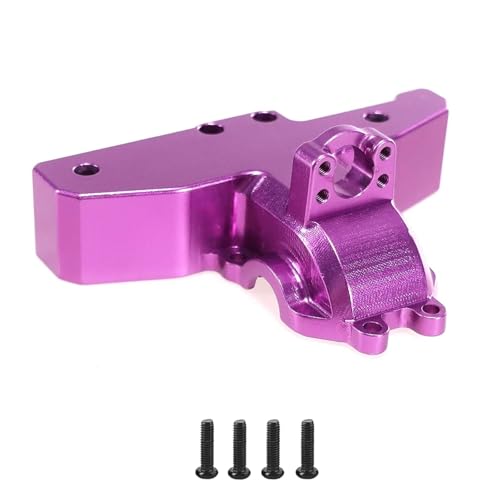 for MJX 1/14 14210 14209 H14BM Metall Hinten Oberen Unter Getriebe Abdeckungen Differential Fall Abdeckung RC Auto Upgrade Teile 14190B 14191B(Purple) von eudaikonrich