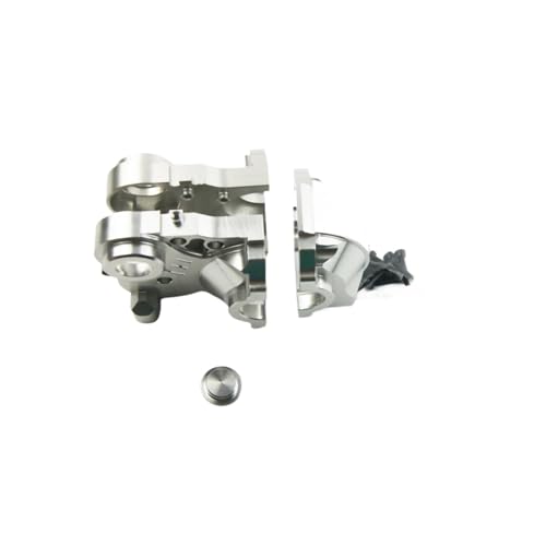 3 Abschnitt Diff Differential Getriebe Fall for HPI for Rovan KM for Baja 5B 5T 5SC Buggy LKW 1/5(Silver) von eumenghe