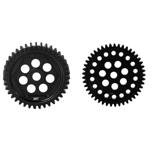 32P 0.8M Metall Stahl 39T 45T Spur Gear Hauptzahnrad 8053 for TRX TRX4 TRX6 1/10 RC Crawler Auto Ersatzteile Upgrade Zubehör(39T) von eumenghe