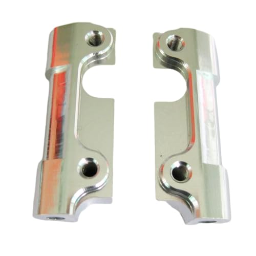 Aluminium Legierung Langlebig Vorne Hinten Suspension Arm Halterung for 1 10 FS 51805 51806 53625 53632 53633 RC Auto Teil RC Auto(Silver) von eumenghe