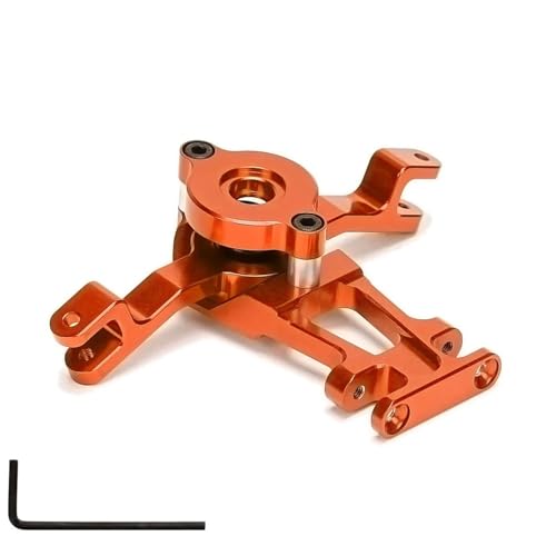 Aluminium Lenkarmbaugruppe Glockenkurbel 5344 1Set for 1/10 RC Auto for TRA-XXAS for E-Revo VXL 2.2 Brushless for Sl-Ayer Pro for Sum-mit(ORANGE) von eumenghe