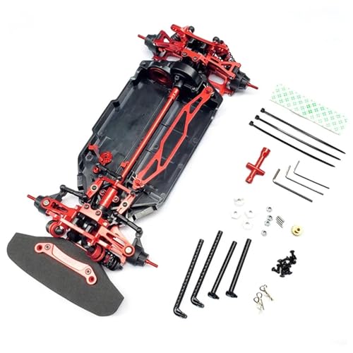 Metall TT02 4WD 1/10 Tourenwagen On-Road Drift RC Car Frame Kit Chassis von eumenghe