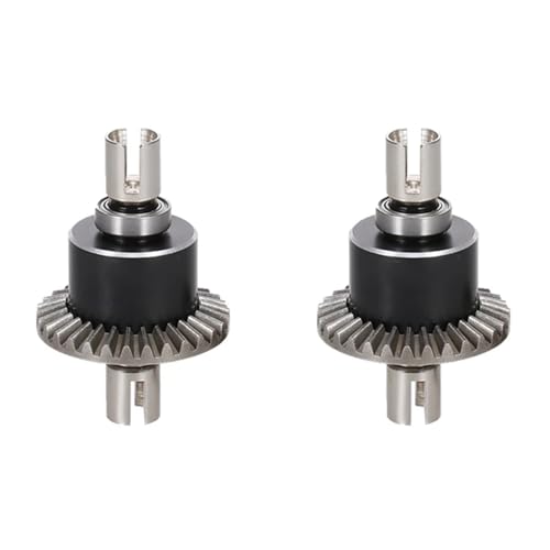 eumenghe 2X Metall Differential Diff for Wl-Toys 144001 144002 144010 124016 124017 124018 124019 RC Auto Upgrade Teile Zubehör von eumenghe