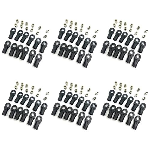 eumenghe 72Pcs 5347 Stangenende Kugelgelenk Allgemeine Trolley Ball Sets for 1/10 for Tr-axxas for E-REVO for REVO for Sum-MIT von eumenghe