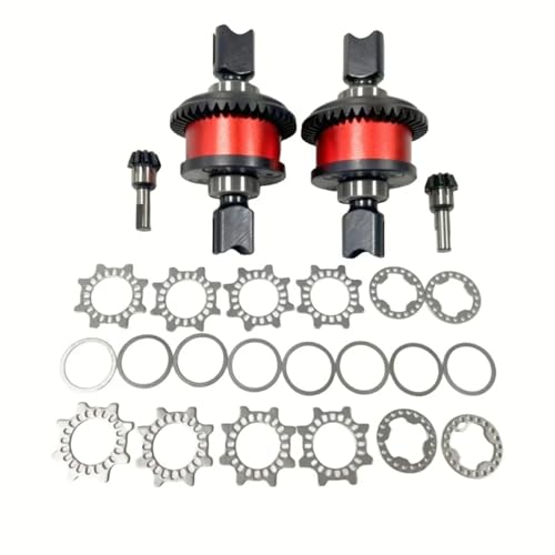 eumenghe Aktives F/R-Diff-Set GP4 5 mm 10k EXB Verbessertes Differential-Set 40 Chrom 43T 10T Getriebe for ARR-ma 6s 1/7 1/8 for MOJ-AVE for KR-ATON(Yellow) von eumenghe