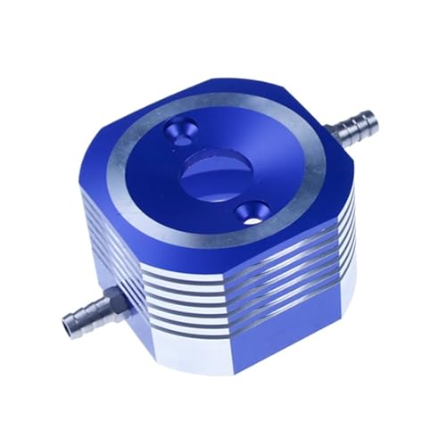 eumenghe CNC-Aluminium-Wasserkühlmantel for 2-Takt 26cc 29CC RC Marine Gasmotor for RC-Bootsteile(Blauw) von eumenghe