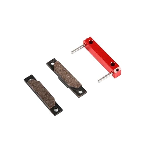 eumenghe CNC Metall Bremsbelag Set for 1/5 for HPI for Ro-Fun for Ba-ja for KM 5B 5T 5SC LKW Rc Auto Teile(Rood) von eumenghe