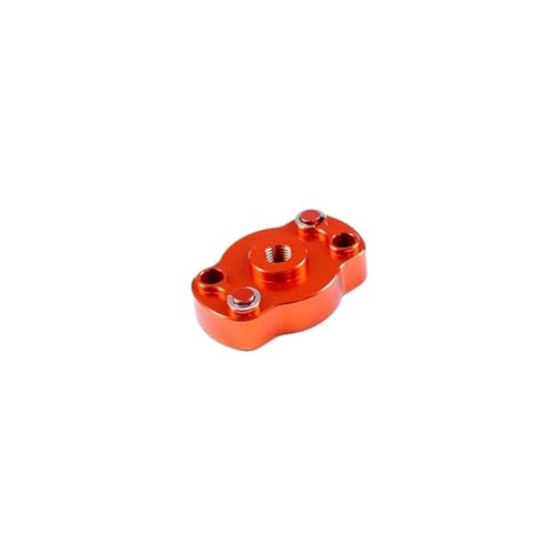 eumenghe CNC Metall Easy-Start Pull Starter Zifferblatt Platte for 1/5 for Ba-ha for Ro-Van for Ba-ja 5t 5b 5sc Losi 5ive T Rc Auto Racing Spielzeug Teile(Orange Red) von eumenghe