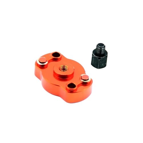 eumenghe CNC Metall Easy-Start Pull Starter Zifferblatt Platte for 1/5 for Ba-ha for Ro-Van for Ba-ja 5t 5b 5sc Losi 5ive T Rc Auto Racing Spielzeug Teile(Orange Red 1Set) von eumenghe