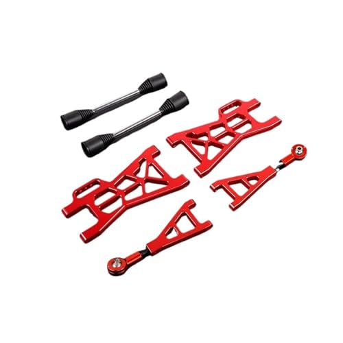 eumenghe CNC Metall Upgrade Erweiterte Hinten und Vorne A Arm Set for 1/5 for Ro-Van for Ba-ja 5b 5t 5sc Rc Auto Racing Spielzeug Teile(Rear Red) von eumenghe