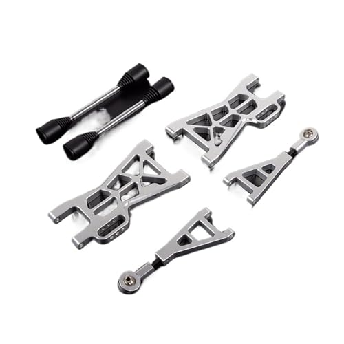 eumenghe CNC Metall Upgrade Erweiterte Hinten und Vorne A Arm Set for 1/5 for Ro-Van for Ba-ja 5b 5t 5sc Rc Auto Racing Spielzeug Teile(Rear Silver) von eumenghe