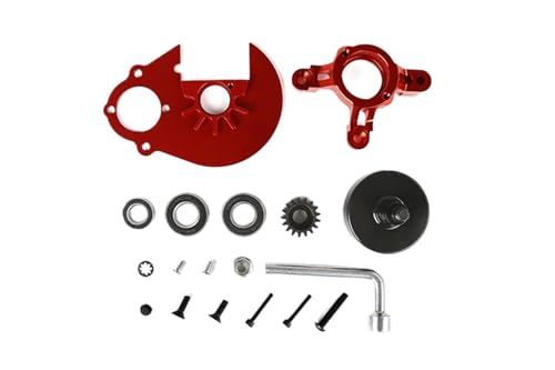 eumenghe CNC-Super-Heavy-Duty-Kupplungsglocken-Stirnrad-Platten- und Kupplungsstreben-Kit for Maßstab 1:5 for HPI KM for Rovan for Ba-ja 5B 5T 5SC(Orange) von eumenghe