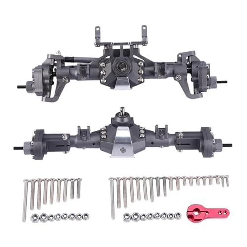 eumenghe CNC eloxierte vordere und hintere Portalachse for 1/10 RC Crawler Car Axial SCX10 II 90046 RC4WD D90 RGT 86100 for Re-dcat GEN8 Kit 3 von eumenghe