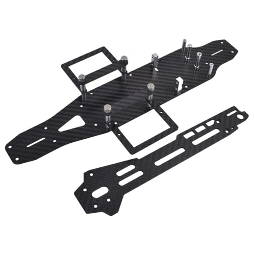 eumenghe Carbon-Chassis-Rahmen-Kit for TA-Miya TA03F PRO/TA03R TRF/TA03RS TRF Unterdeck-Upgrade-Teile von eumenghe