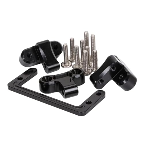 eumenghe Chassis Kit Rahmen Servo for Pan-Hard Mount Getriebe Skid for 1/10 RC Crawler TRX4 RC Upgrade Teil Lenkgetriebe Unterstützung von eumenghe