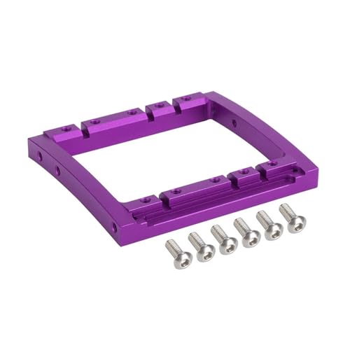 eumenghe Dual-Servo-Ständerhalterung for 1/10 RC Crawler SCX10 II for Ca-Pra-Aluminium-LCG-Chassis(Purple) von eumenghe