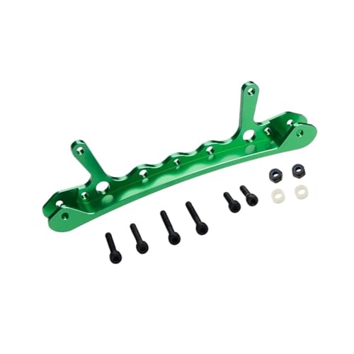 eumenghe Legierung CNC Rear Shock Support Brace Fit for 1/5 for HPI for ROF-UN for BA-HA for ROV-AN KM for Baja 5B 5T 5SC Rc Auto Spielzeug Spiele Teile(Green) von eumenghe