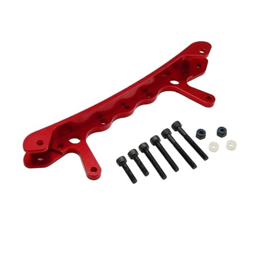 eumenghe Legierung CNC Rear Shock Support Brace Fit for 1/5 for HPI for ROF-UN for BA-HA for ROV-AN KM for Baja 5B 5T 5SC Rc Auto Spielzeug Spiele Teile(Rood) von eumenghe