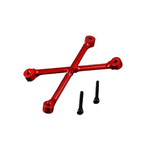 eumenghe Legierung CNC Rear Shock Tower Stützstrebe Fit for 1/5 for HPI for ROFUN for BA-HA for ROVAN KM for Baja 5B 5T 5SC Rc Auto Spielzeug Spiele Teile(Rood) von eumenghe