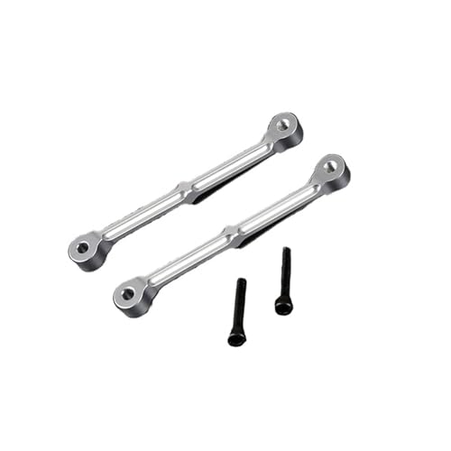 eumenghe Legierung CNC Rear Shock Tower Stützstrebe Fit for 1/5 for HPI for ROFUN for BA-HA for ROVAN KM for Baja 5B 5T 5SC Rc Auto Spielzeug Spiele Teile(Silver) von eumenghe