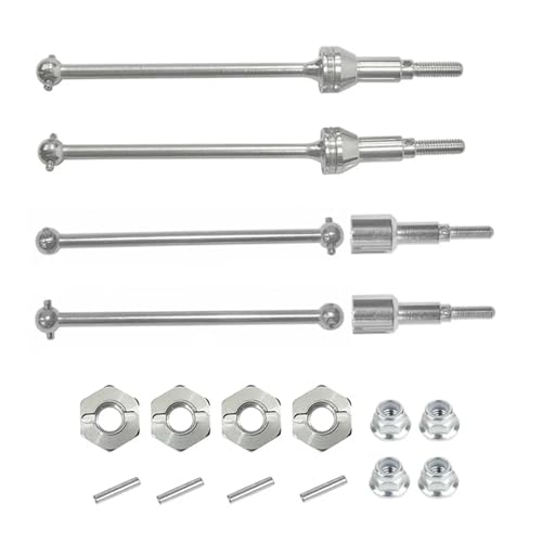 eumenghe Metall-Antriebswelle vorne und hinten mit 12 mm Sechskant for HBX for HAI-Boxing 901 901A 903 903A 905 905A 1/12 RC-Car-Upgrade-Teile von eumenghe