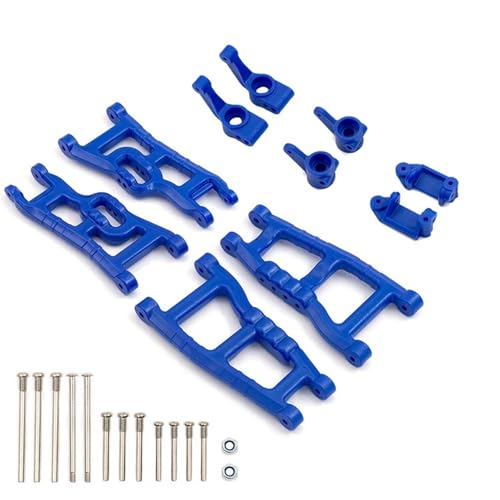 eumenghe Nylon Vorder- und Hinterradaufhängungsarm Lenkblock Achsschenkelträger for Tra-xxas for SLA-sh 2WD for VXL RC-Auto-Upgrade-Teile(Blauw) von eumenghe