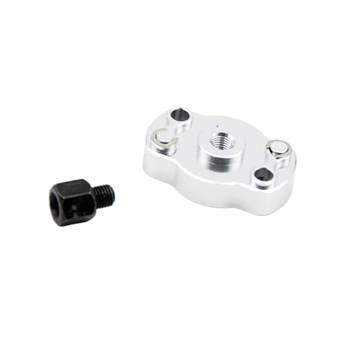 eumenghe Rc Auto Legierung CNC Fahrplatte for Einfach Gestartet Pull Starter Fit 1/5 for HPI for ROF-UN for BA-HA for RO-Van KM for Baja Losi 5ive T -(Silver 1Set) von eumenghe