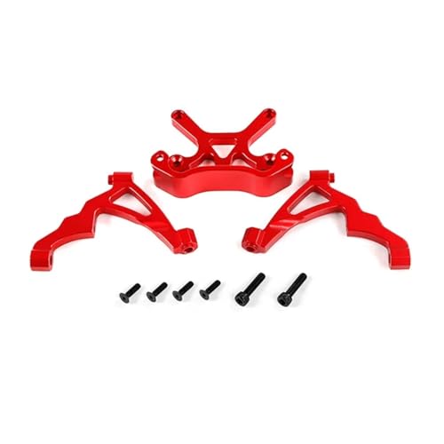 eumenghe for CNC-Aluminium-Frontstoßdämpferstützen und Stoßdämpferstrebe for 1/5 for HPI for Ro-Van for Ba-Ja 5B SS 5T 5SC(Rood) von eumenghe