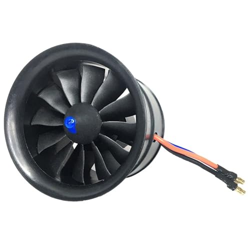 eumenghe for EDF 70mm 2300KV 6S 12 Klingen RC Fan Propeller mit Bürstenlosen Motor for RC for Jet Flugzeug Drone Modell Ersatzteile von eumenghe