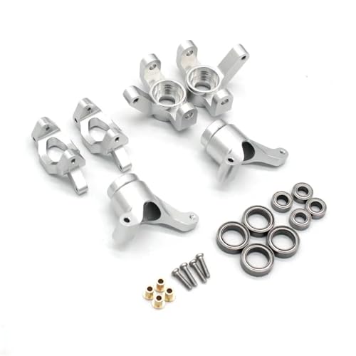 eumenghe for HS 18301 18302 18311 18312 18321 18322 1/18 RC Fernbedienung Auto Metall Teile Lenkung Tasse C Sitz hinten Rad Sitz(Silver) von eumenghe