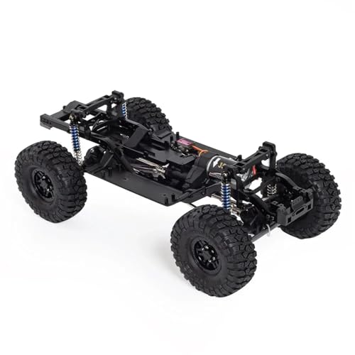 eumenghe for TRX4 2-Gang-Getrieberahmen-Chassis mit 550 35T Motor for 1/10 RC Crawler Car for TRX-4 DIY Upgrade Kit Teile(Rood) von eumenghe