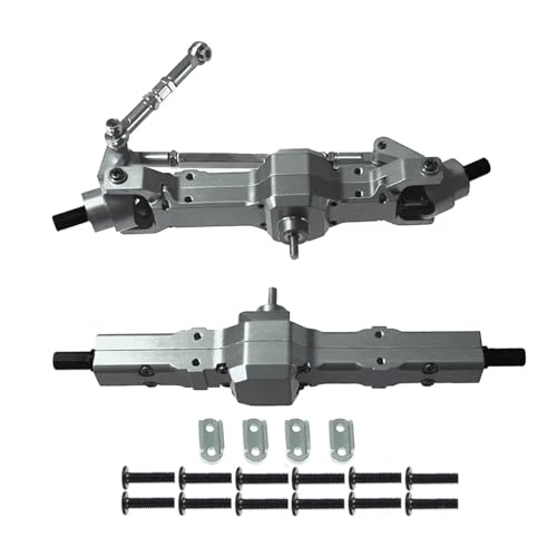 eumenghe for WPL C14 C24 for Fei-yu for JJRC 1/16 Fernbedienung Auto Metall Upgrade änderung Teile Metall brücke insgesamt (Schnalle)(Titanium) von eumenghe