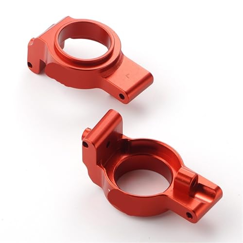 for RCGO-Follow Aluminium vordere Linke und rechte Nachlaufblöcke C-Naben for RC for Tra-xxas for XM-AXX 1/5 RC-Auto-Upgrade-Teile(Rood) von eumenghe