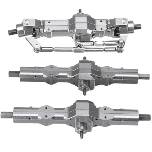 for WPL 1/16 B16 B36 6WD Ersetzen Upgrade Vorne/Hinten/Brücke Achse Teil Set LKW RC Auto Teile Aluminium Legierung Langlebig von eumenghe